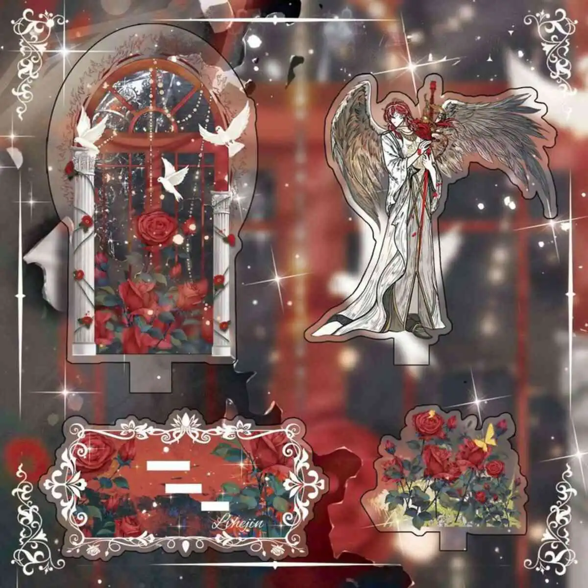 Аниме модель Genshin Impact акриловая подставка фигурка Neuvillette нахида Kamizato Ayaka