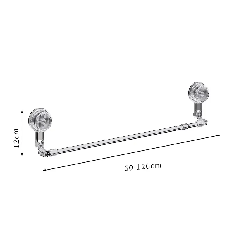 

Металлическая телескопическая вешалка для полотенец
