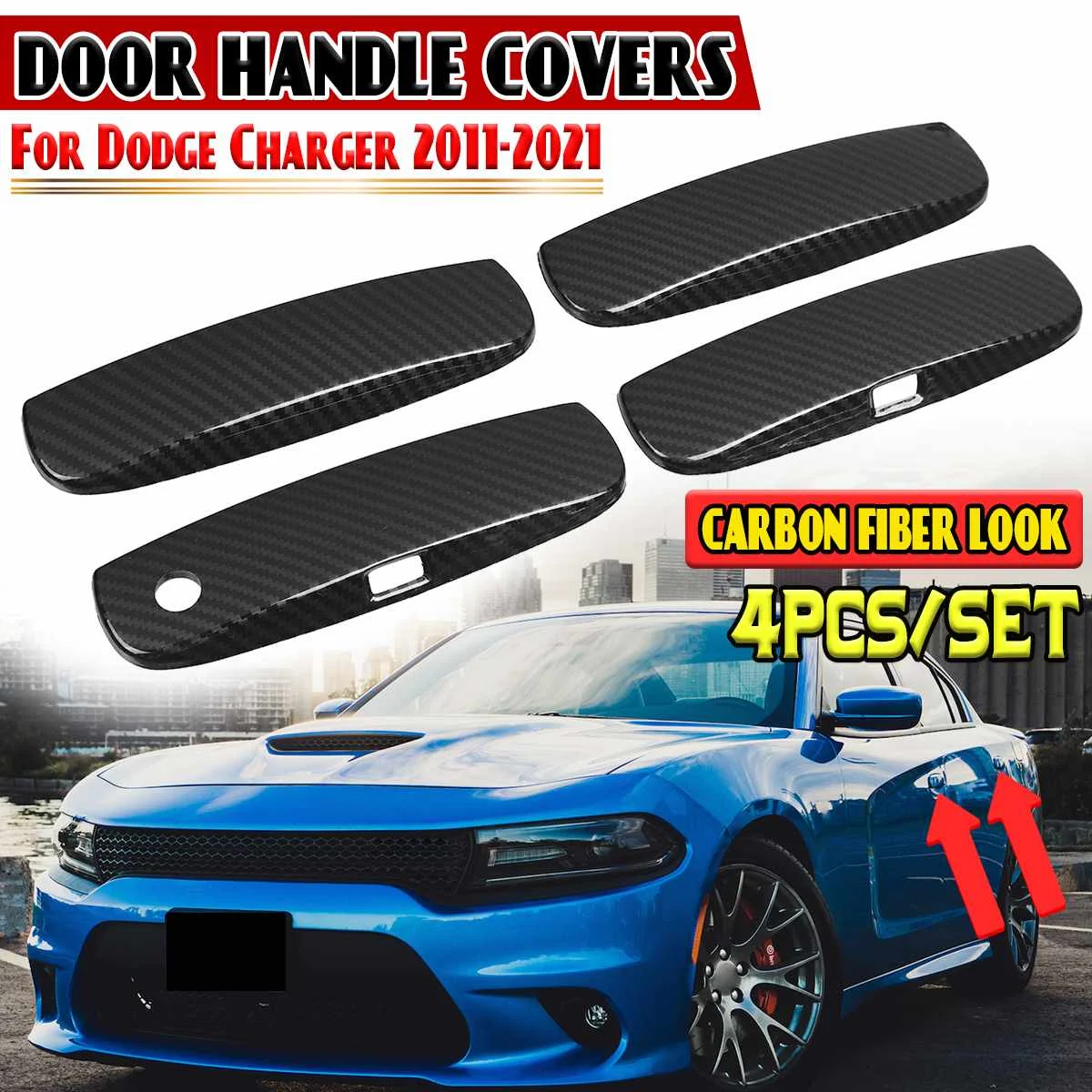 

4 шт., обложки для Dodge Charger 2011 2012 2013 2014 2015 2016 2020