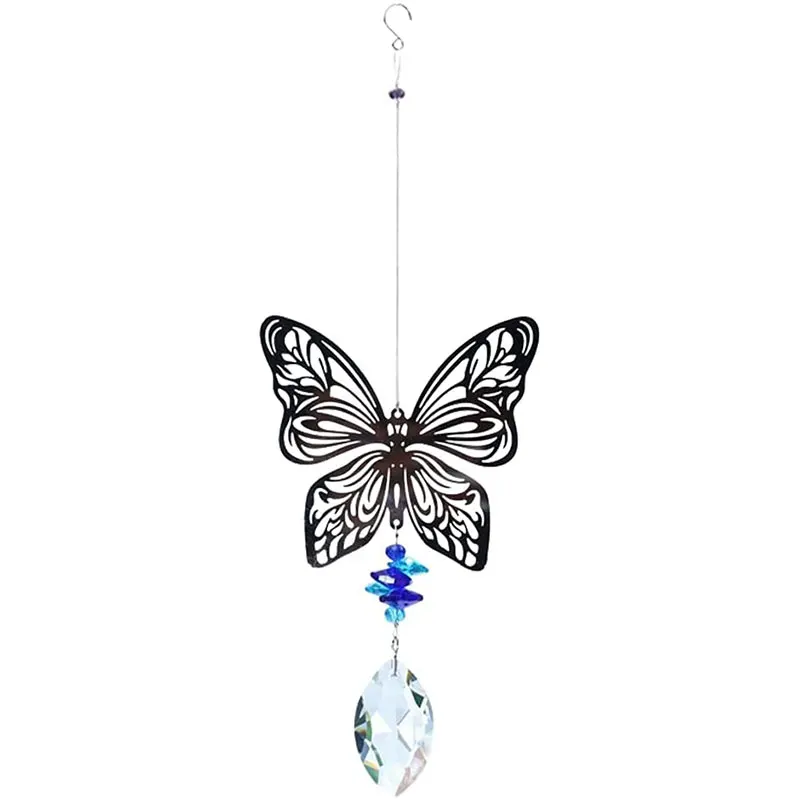 

Crystal Sun Prisms Glass Chandelier Solar Hummingbird Owl Wind Chimes Rainbow Chaser Hanging catcher Curtain Pendant Decoration