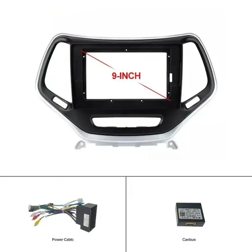 Автомобильный аудио-адаптер 2DIN радио DVD-плеер облицовка рамка для Jeep Cherokee 10 1