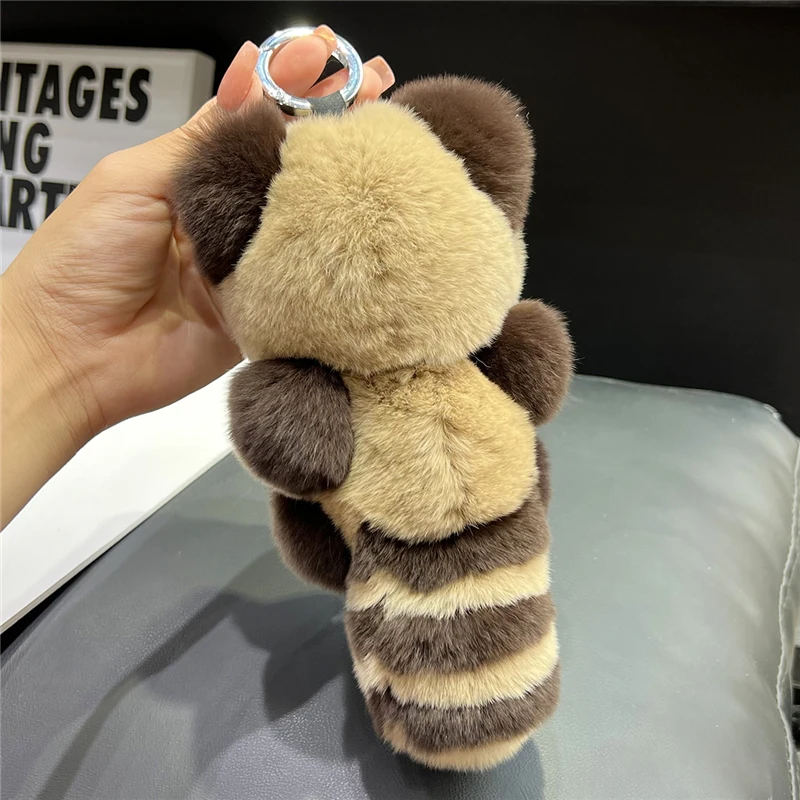 Плюшевый брелок для ключей