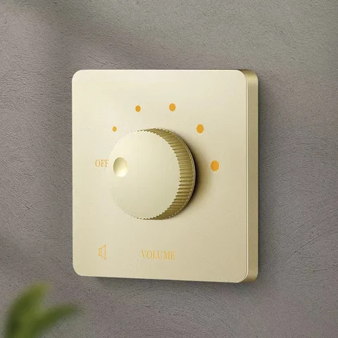 Переключатель регулировки громкости 5, регулирует модный одноканальный настенный фиксированный музыкальный динамик, мощная умная домашняя система