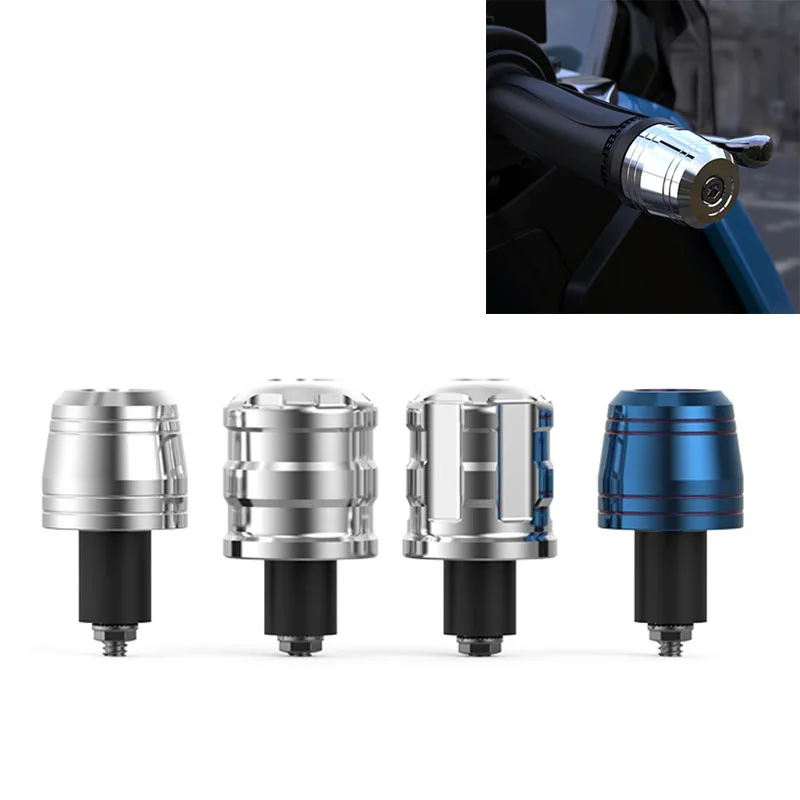 

Scooter Handlebar Accessories Motorcycle Handle Bar End Plug Motorbike Grips Cap Anti Silder Plug Universal Easy Installation