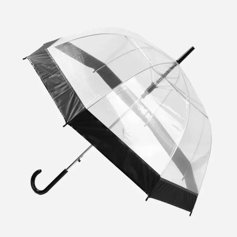 

NEW Transparent Umbrella for Creative Rain Sunny Women Girls Ladies Novelty Items Long Handle Umbrellas Rainproof Unbrellas