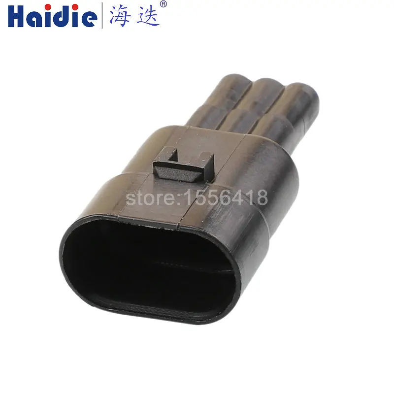 1-100 sets 3 Pin 284425-1 284426-1 Waterproof Automotive Connector Sealed Sensor Socket Fuel Diesel Injector Ignition Coil Plug