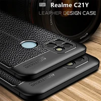 for oppo realme c21y case cover for realme c11 2021 c21 c25y c21y capas shockproof soft tpu leather for fundas realme c21y cover