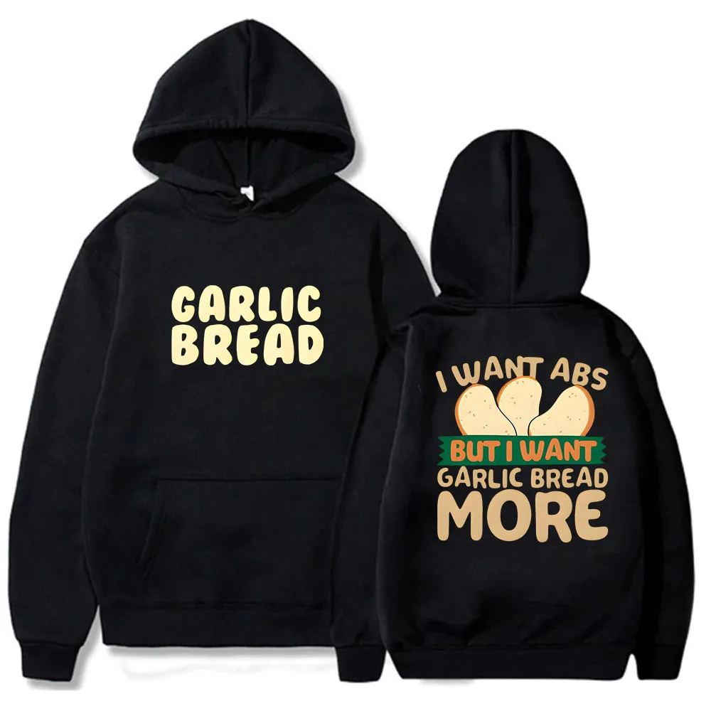 

Худи с изображением чеснока хлеба, мультяшный Графический свитшот, худи для мальчиков/женская уличная одежда, детский зимний топ унисекс, повседневный длинный рукав