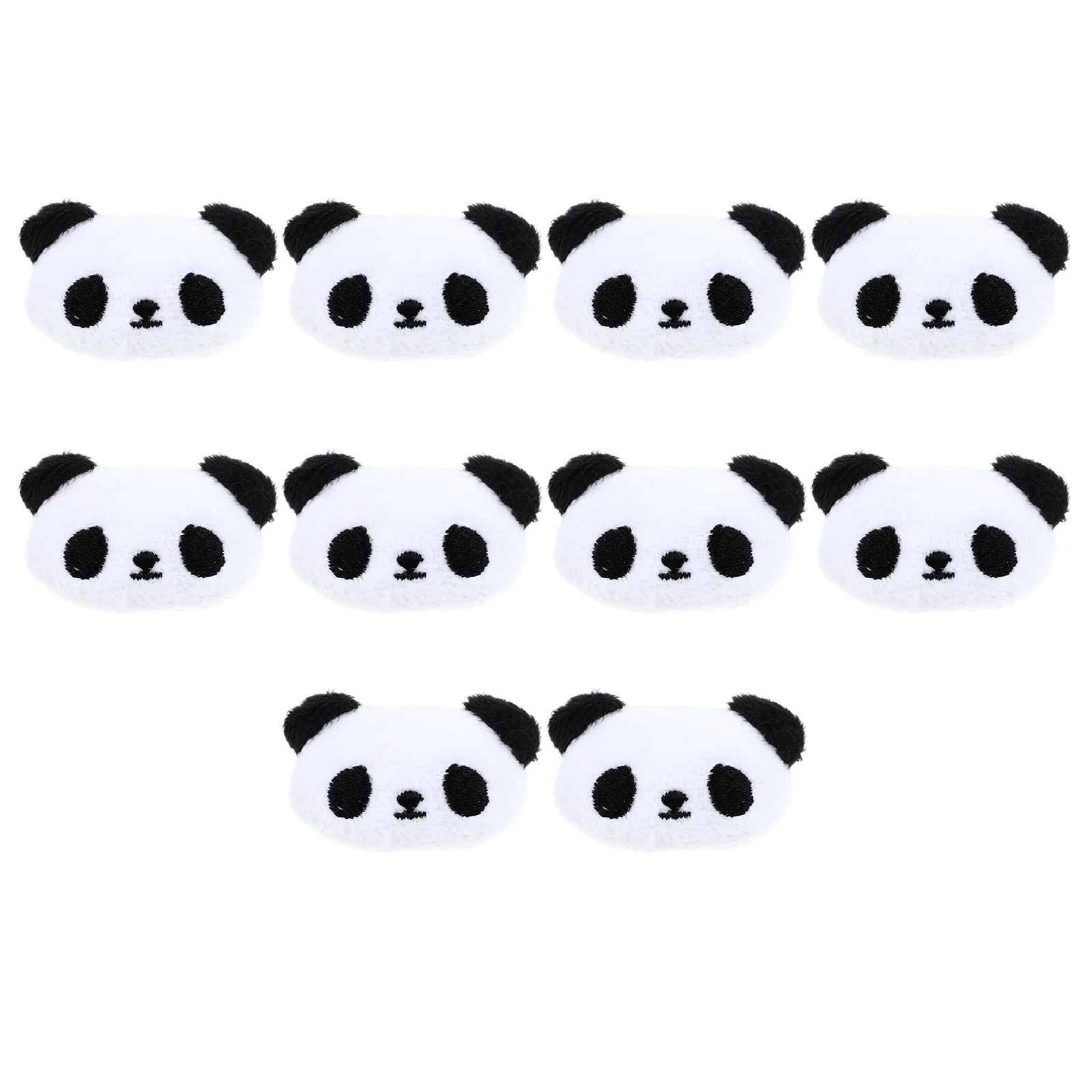 

10pcs Cartoon Panda Hairpin Decorative Hair Clips Animal Hairpin Hair Ornaments