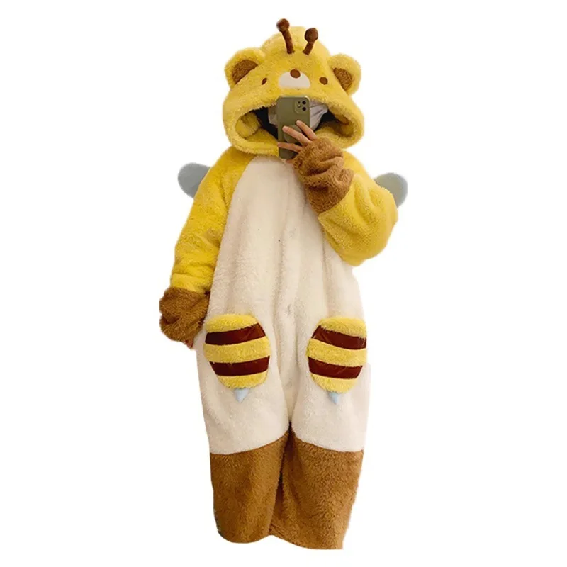 Костюм для косплея пчелиного медведя взрослых кигуруми комбинезон Женская