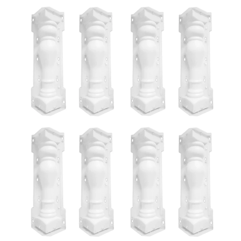 

4 комплекта, форма для римских колонок 60 х14 см, для балкона, сада, бассейна, забора, цементные перила, пластырь, форма для бетона, форма для колонок