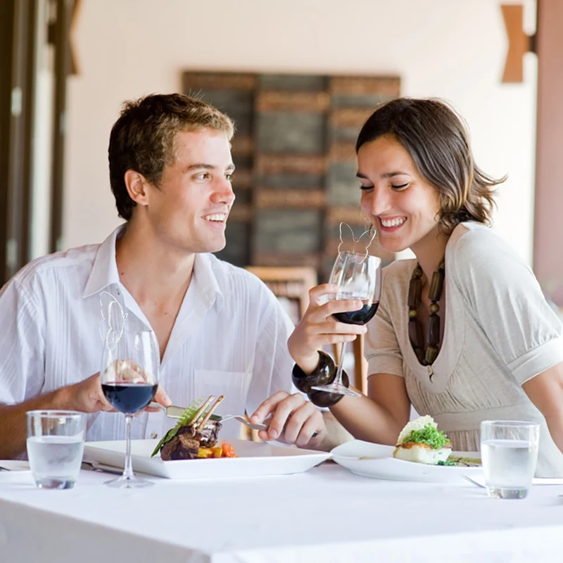 5 шт. прозрачные карточки с именем в виде бабочки карточка места для сиденья чашка