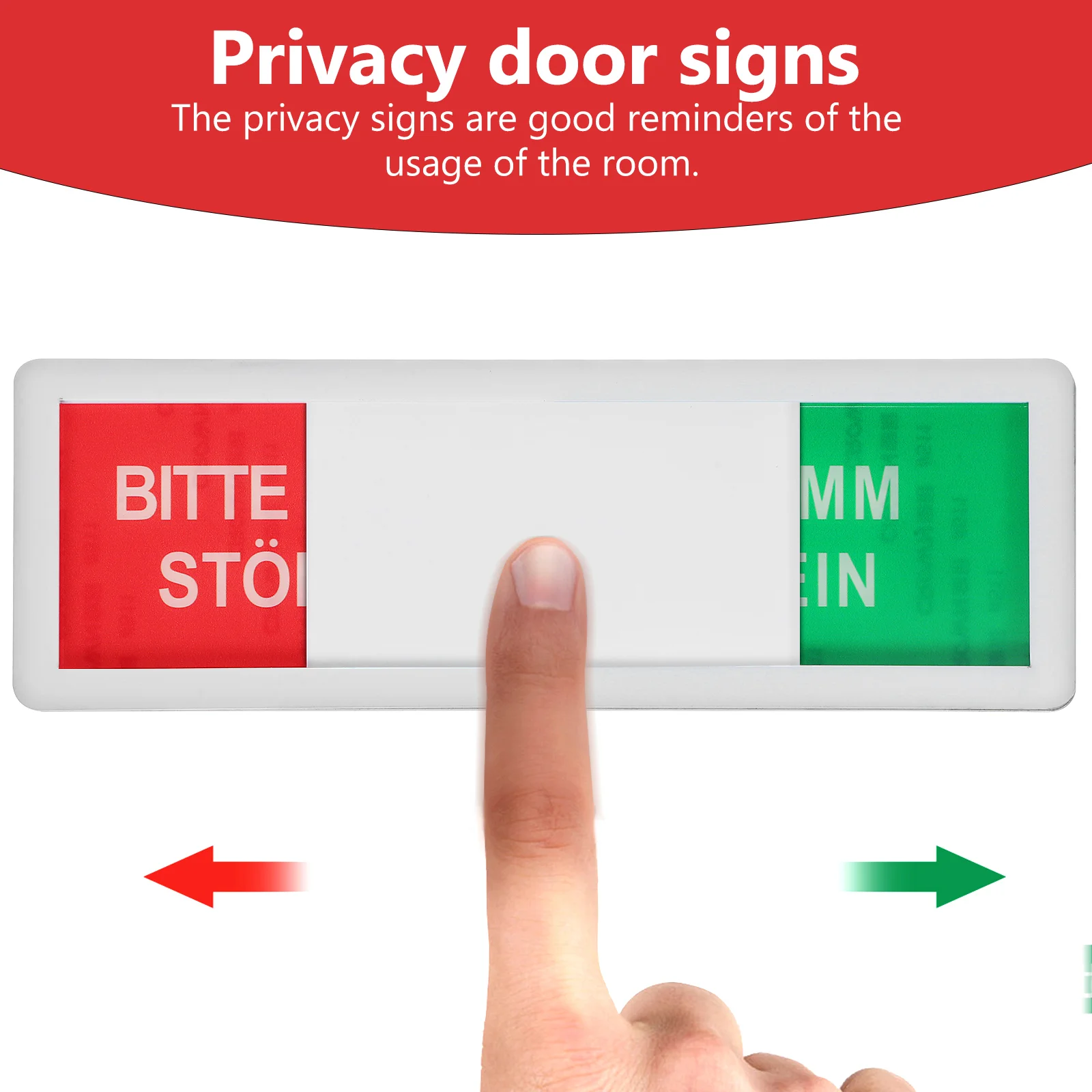 2 шт. раздвижные дверные вывески для конфиденциальности ползунки беспокойства