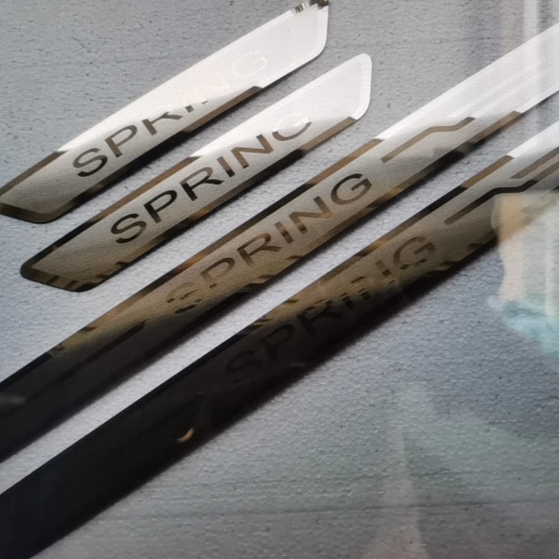 

Противоскользящая Накладка на порог для Dacia, из нержавеющей стали