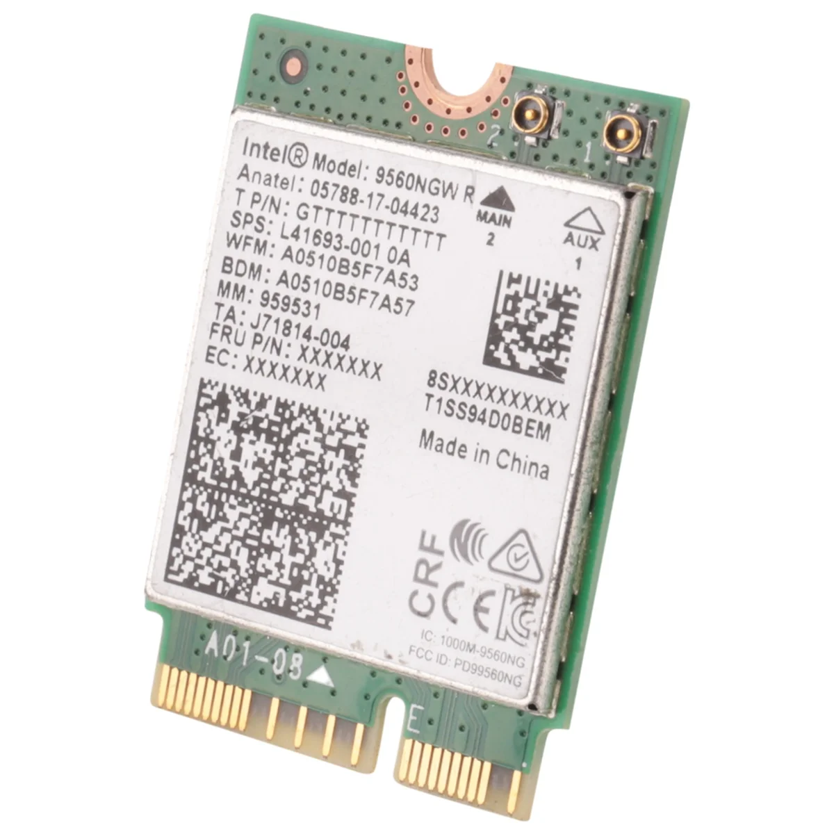 1730 Мбит/с для двухдиапазонного беспроводного настольного компьютера Intel AC 9560