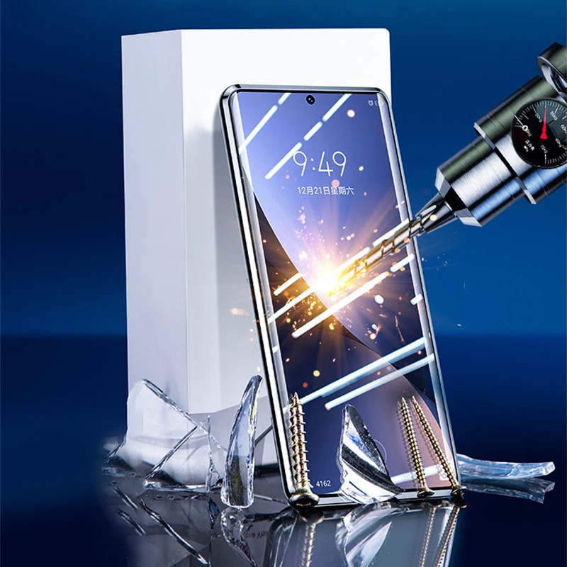 Clear Magnetic Tempered Glass Case For Samsung Galaxy S22 Ultra Shockproof Metal Bumper Cover For Galaxy S22 Plus S22