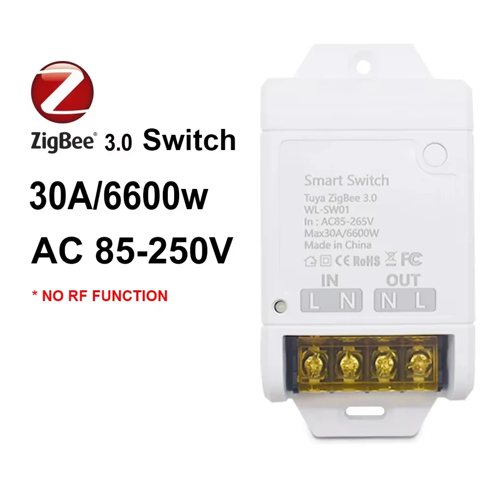 

Умный выключатель Scimagic-RC WiFi/Zigbee 30A