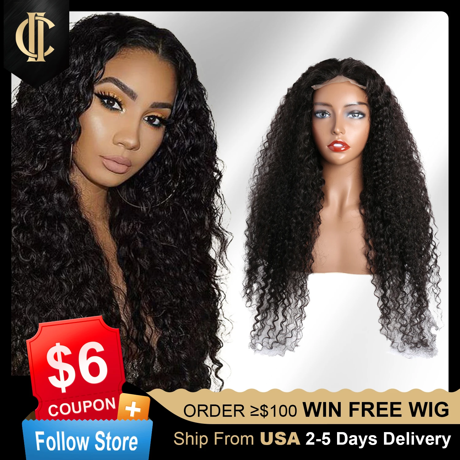 40 Inches 4x4/5x5/13x4/13x6 Wow Angel Hd Transparent Lace Closure Frontal Kinky Curly Lace Front Human Hair Wigs Human Hair