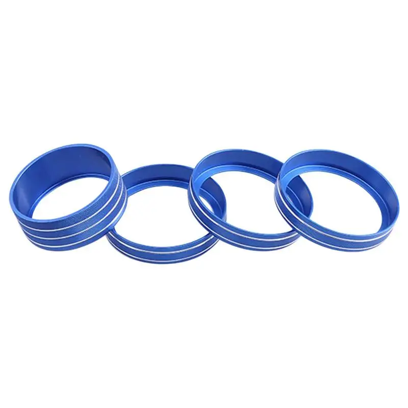 

4 шт./набор, декоративное кольцо-Крышка для кондиционера JeepWrangler 2018 2019 2020 20221 алюминий
