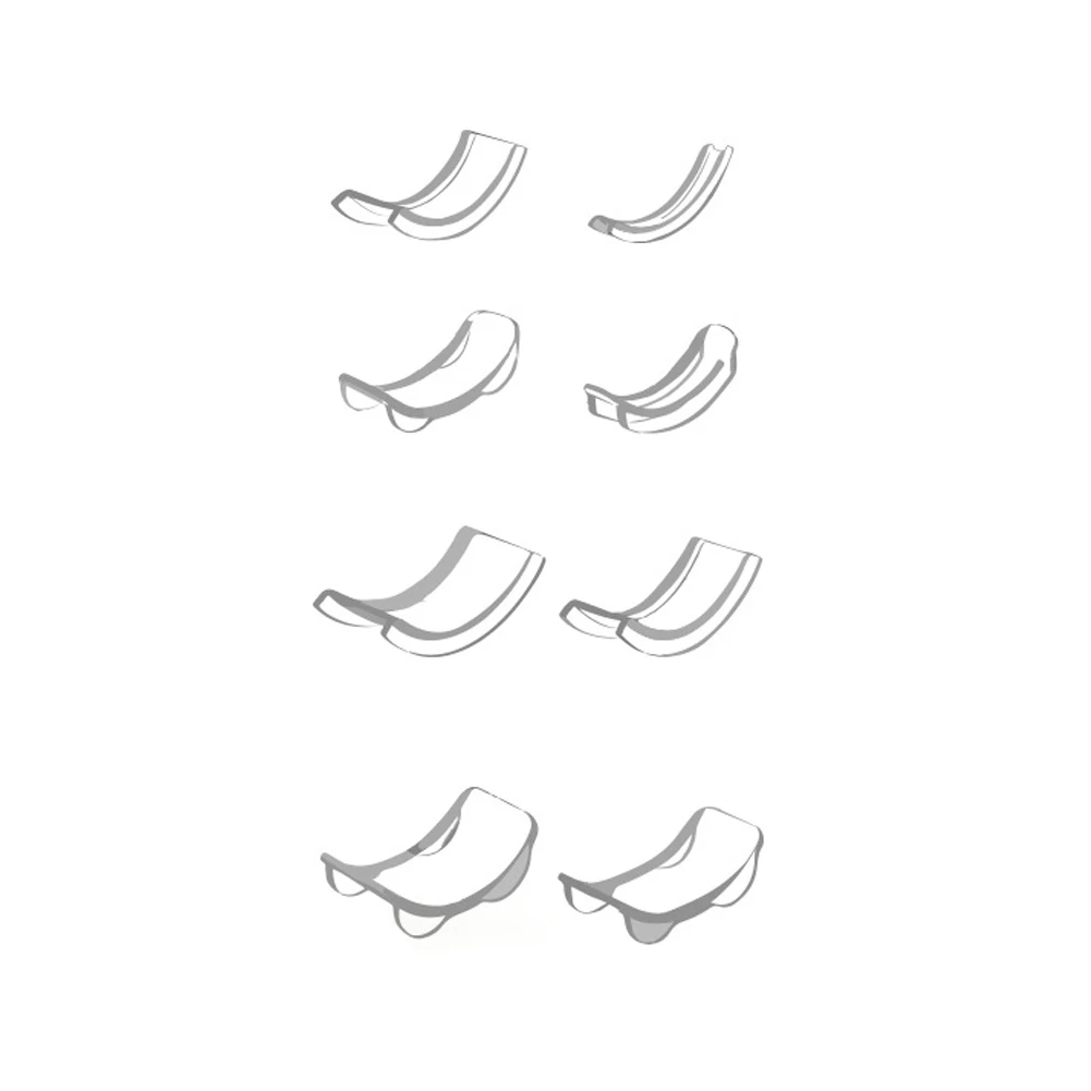 

8 шт./компл. нетоксичный редуктор размера, невидимый приспособление для регулировки размера кольца Guard Clear Re Size r, Защитная мягкая термополиур...