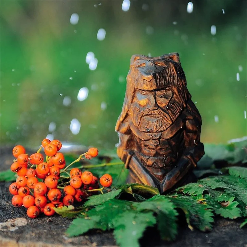 

Odin Thortyr Nordic Pagan Statue Retro Resin Crafts Personalized Desktop Ornament For Home Living Room Office Miniature Items