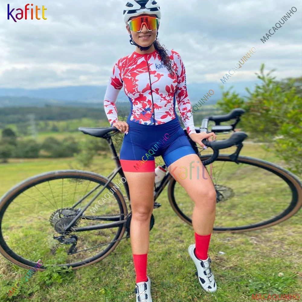 

Женская велосипедная одежда Kafitt, брюки, бразильский костюм, бесплатная доставка, длинная спортивная одежда, дорожная горная модель, велосип...