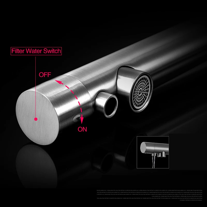 ASRAS новый матовый смеситель для кухонной мойки из нержавеющей стали 304 фильтр