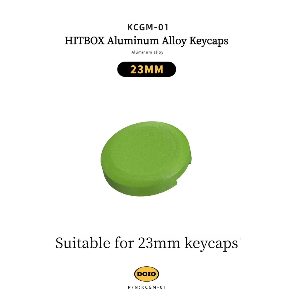 Фото Металлические кнопки DOIO HITBOX KCGM-01 из алюминиевого сплава для аркадных джойстиков Street Fighter 6, Tekken 8, King of Fighters №4