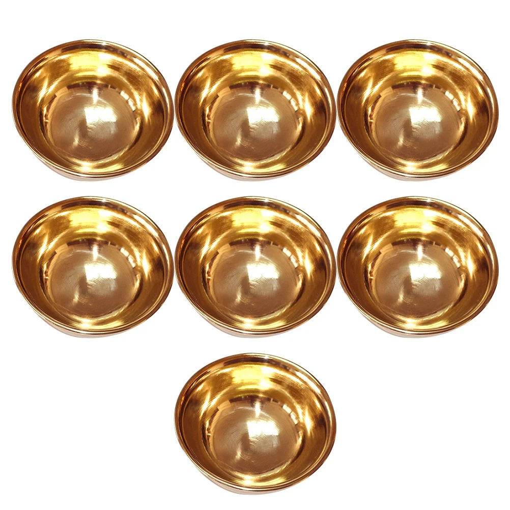 

Cup Offering Bowl Waterbowls Altar Tibetan Brass Copper Cups Holyworship Meditation Goblet Smudging Holder Lamp Religious