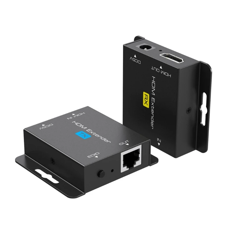 

Extender forPOC Cat5/Cat6 RJ45 Ethernet UTP Signal up to 60M Receiver + Transmitter Kit for PC Laptop