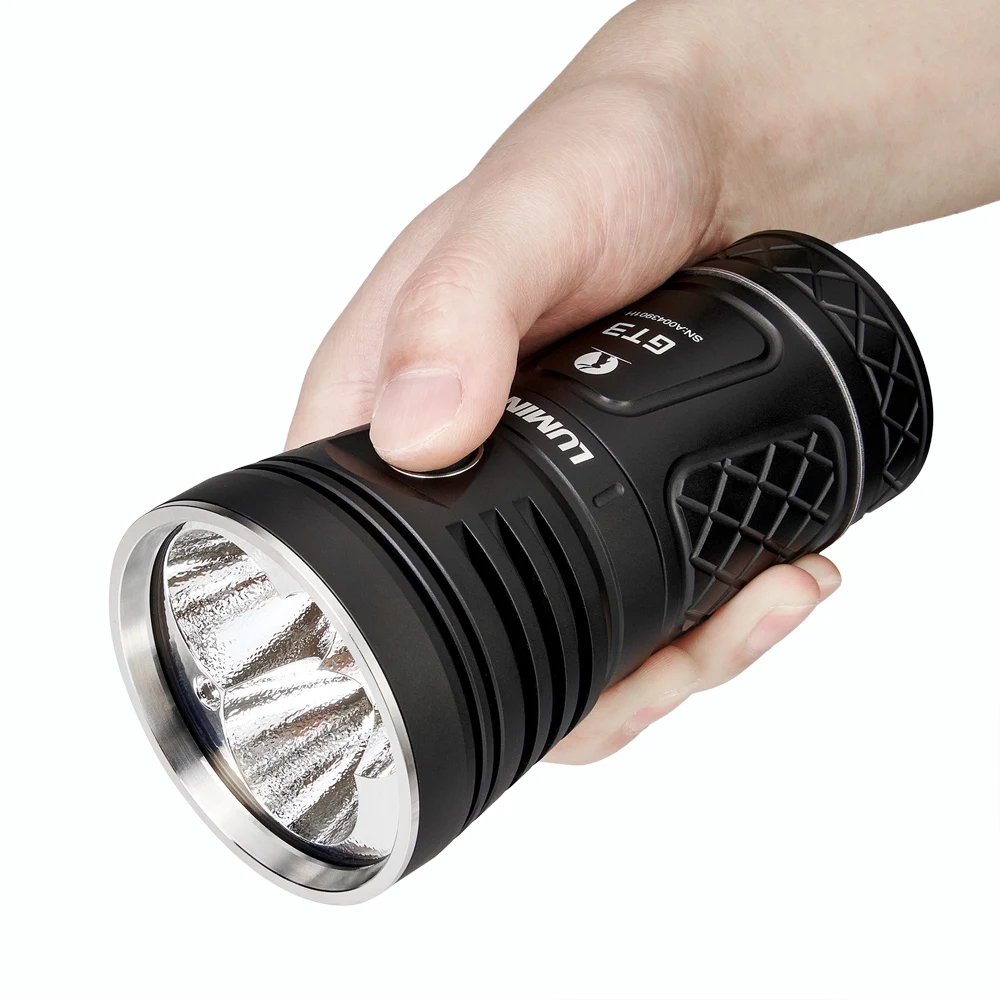 Rechargeable EDC Flashlight Powerful LED Torch Self Defense 18000 Lumens Convoy Outdoor Lighting 725 Meters 18650 Battery GT3 enlarge