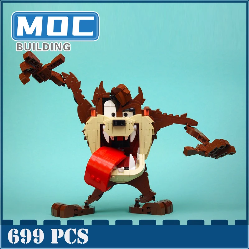 S Tasmanianed Devil Moc Building Blocks Collection Idea Monster Kids Toy Gifts