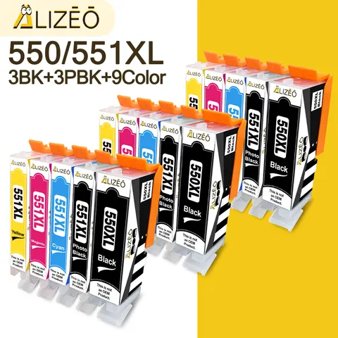 550XL 551 XL картридж для Canon PGI 550 CLI551, совместимый принтер Pixma MG7150 MX725 IX6850 MG5450 IP7200