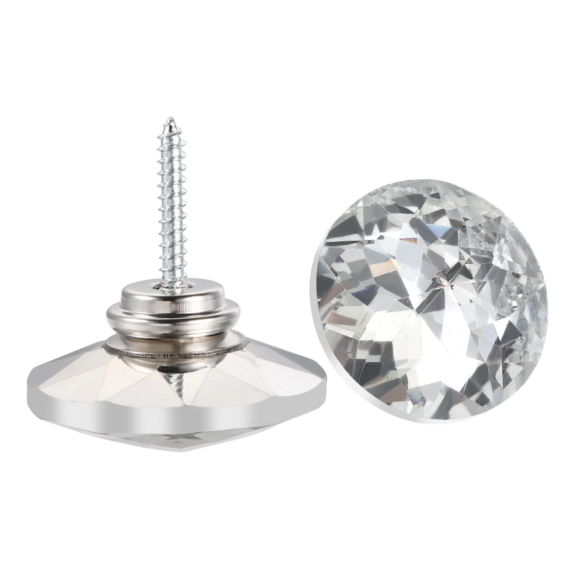 

Uxcell 30 мм x 16 мм хрустальные пуговицы для обивки винтов для украшения мебели 50 шт