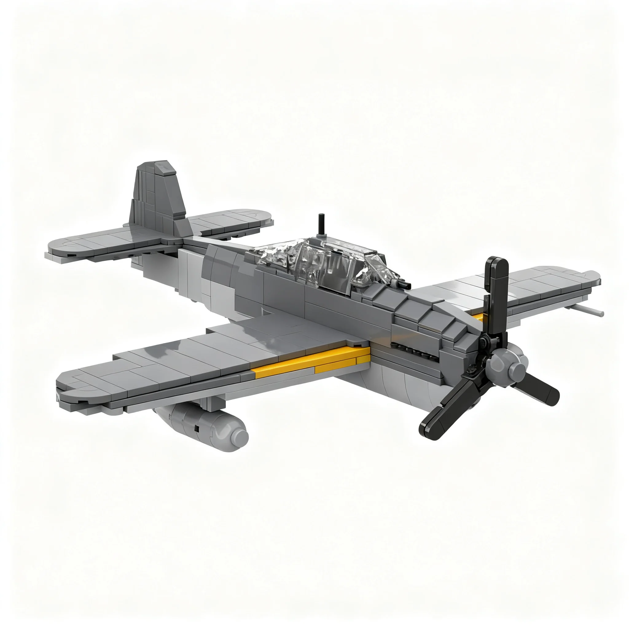 Фото 645 деталей MOC Yokosuka D4Y1, масштаб 1:35, модель Creator Expert, строительные блоки, идея для творчества своими руками, художественное творчество, сборка, образовательный набор. №4