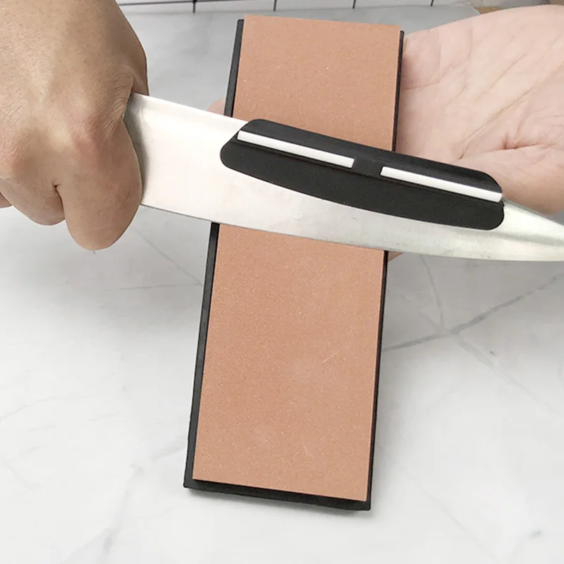

Whetstone Sharpening Stone with Silica Gel Base Knife Sharpener Kitchen Single Side Natural Corundum Grinding Knives Accessories
