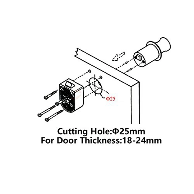 Кнопочный замок для шкафа Newrv мебели автофургона кнопочный лодки яхты настенный