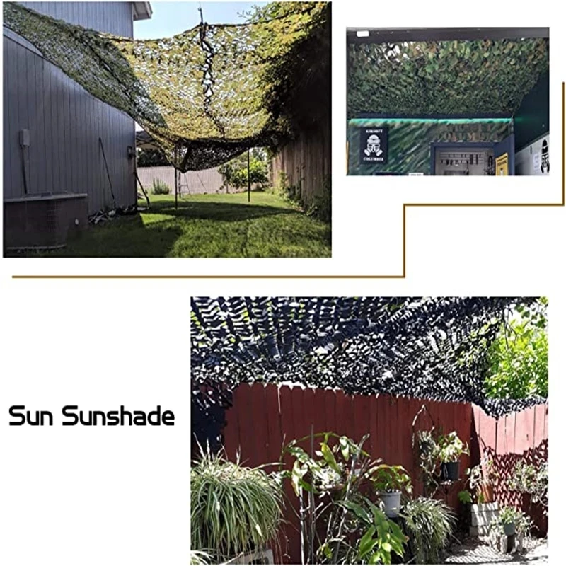 Лесная Солнцезащитная камуфляжная сетка подходит для кемпинга охоты CS стрельбы