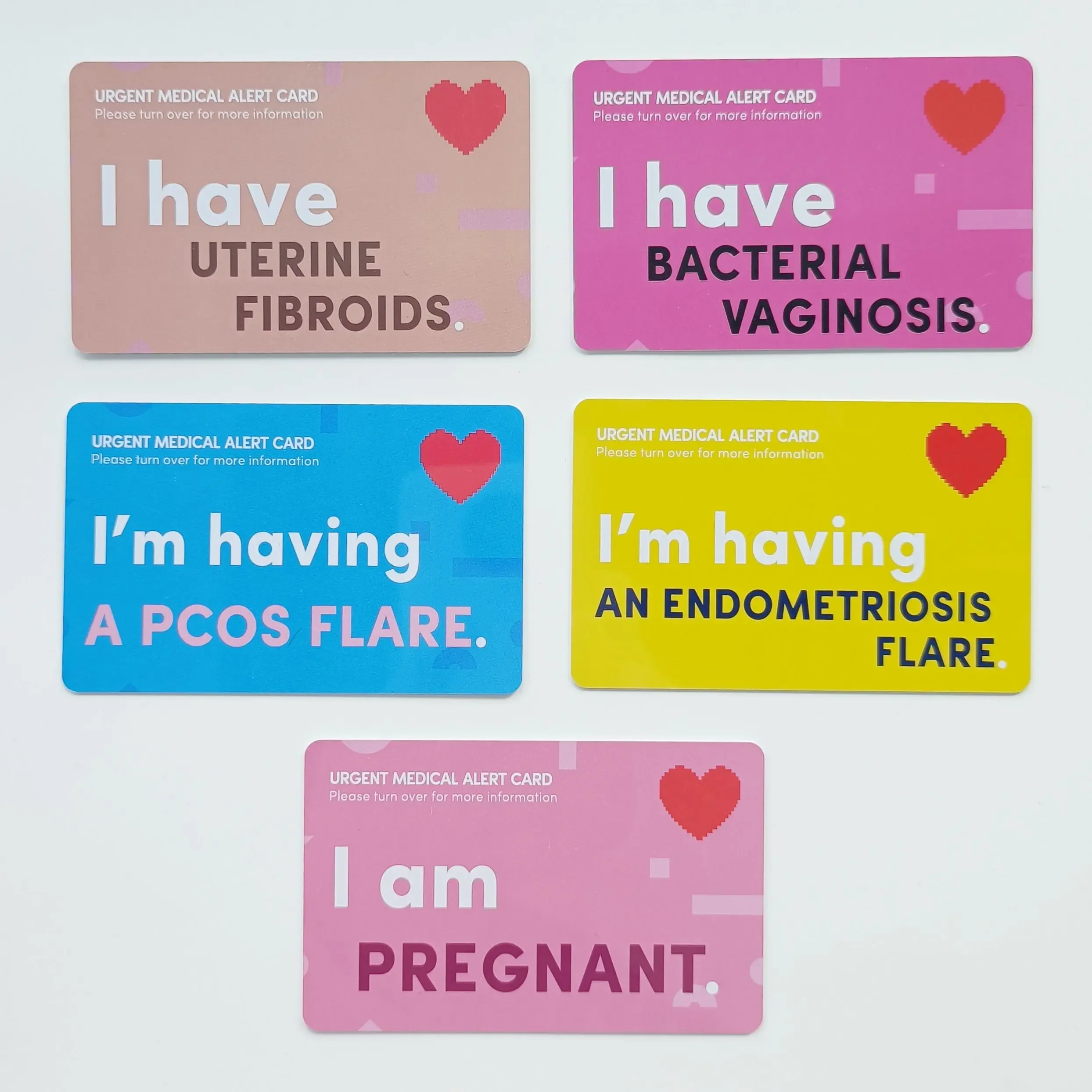 Записываемая гинекология срочное уведомление об опасности MDDICAL о карте из ПВХ