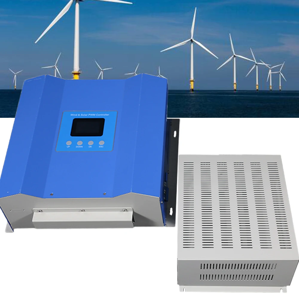 

1KW 2KW 3KW 5KW Wind Solar Hybrid Charge Controller 24V 48V 96V 220V Regulator With Dump Load With Optional 232 Communication