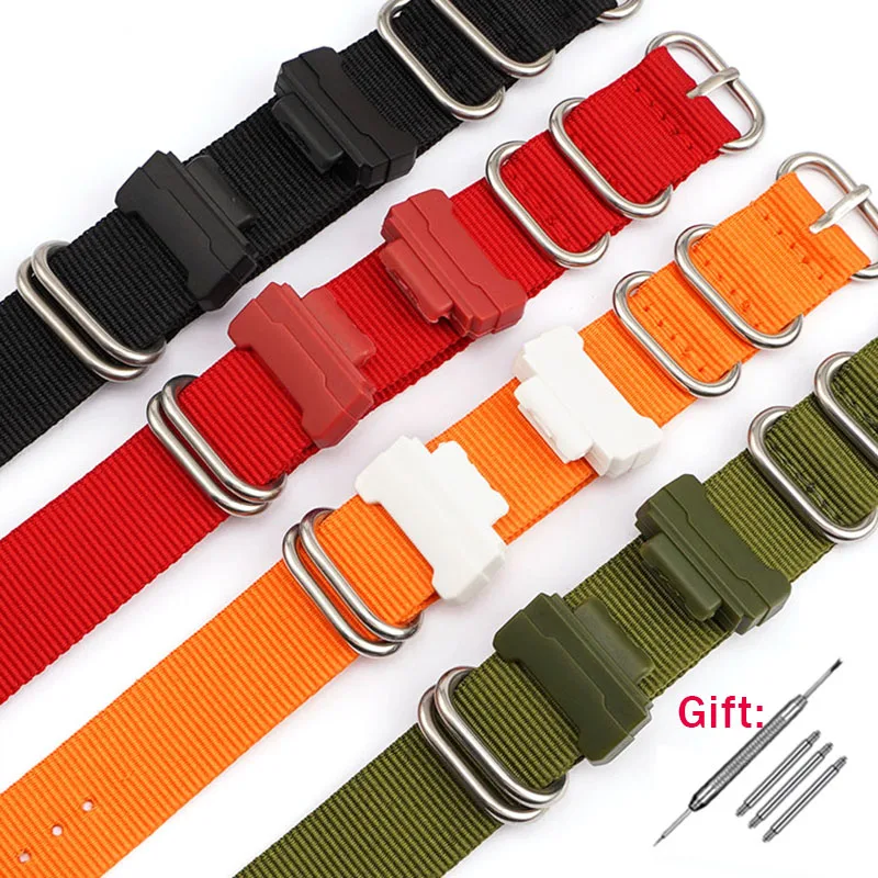 

Adapters Connector 16mm for Casio G-SHOCK GA-110 GA-100 GW-M5610 DW-5600 6900 TPU Silicone Refit Kit Watch Accessories Strap