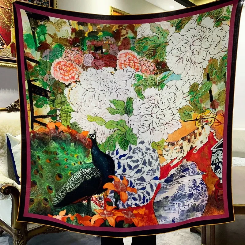 Рисунок 4 - 70% кашемир 30% шелк шарф Женская