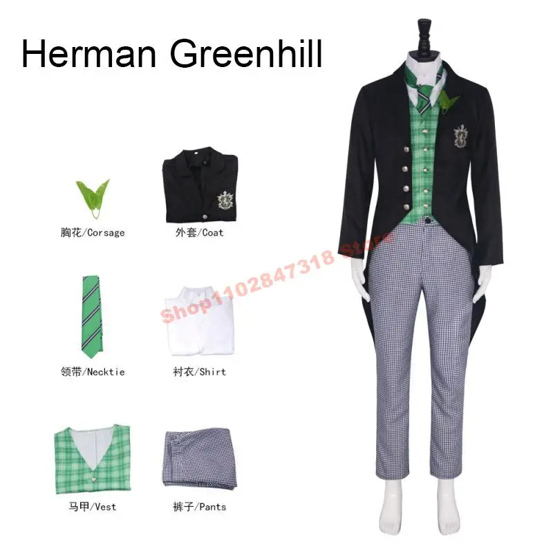 Костюм для косплея Эдгара Редмонда из аниме Черный Батлер школьная форма