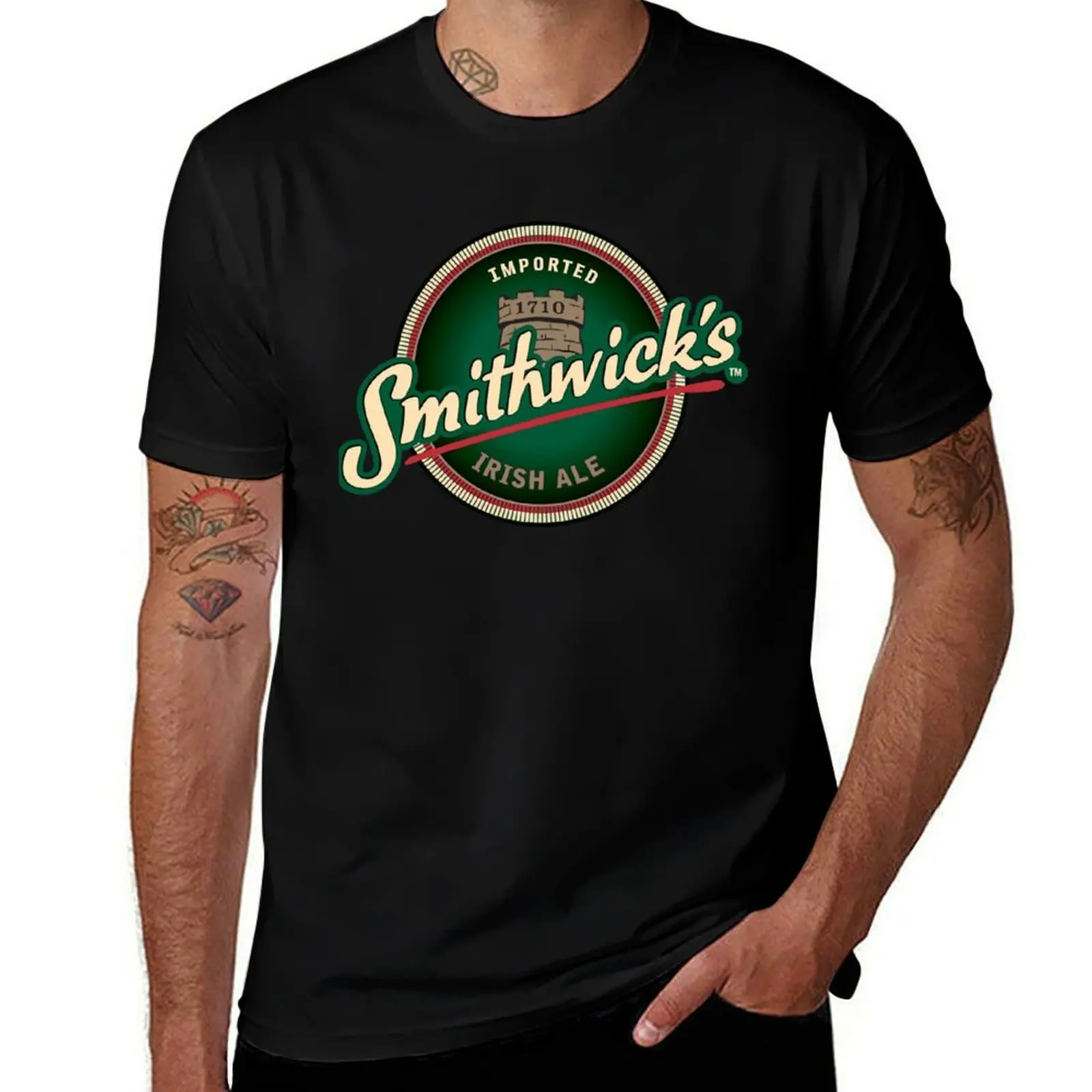 Фото Футболка Smithwick B.eer больших размеров из базового хлопка №1