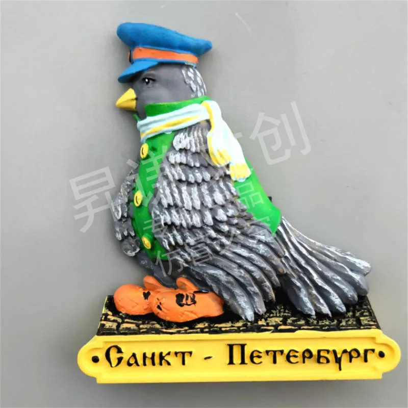 Магниты на холодильник туристический сувенир 3D пластмассовая наклейка