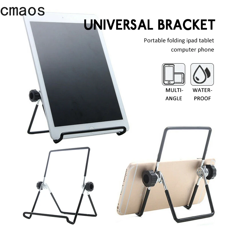 

Universal Metal Tablet Holder for IPad Samsung Holder Tablet Stand Mount Foldable Desk Flexible Phone Stand for IPhone Xiaomi