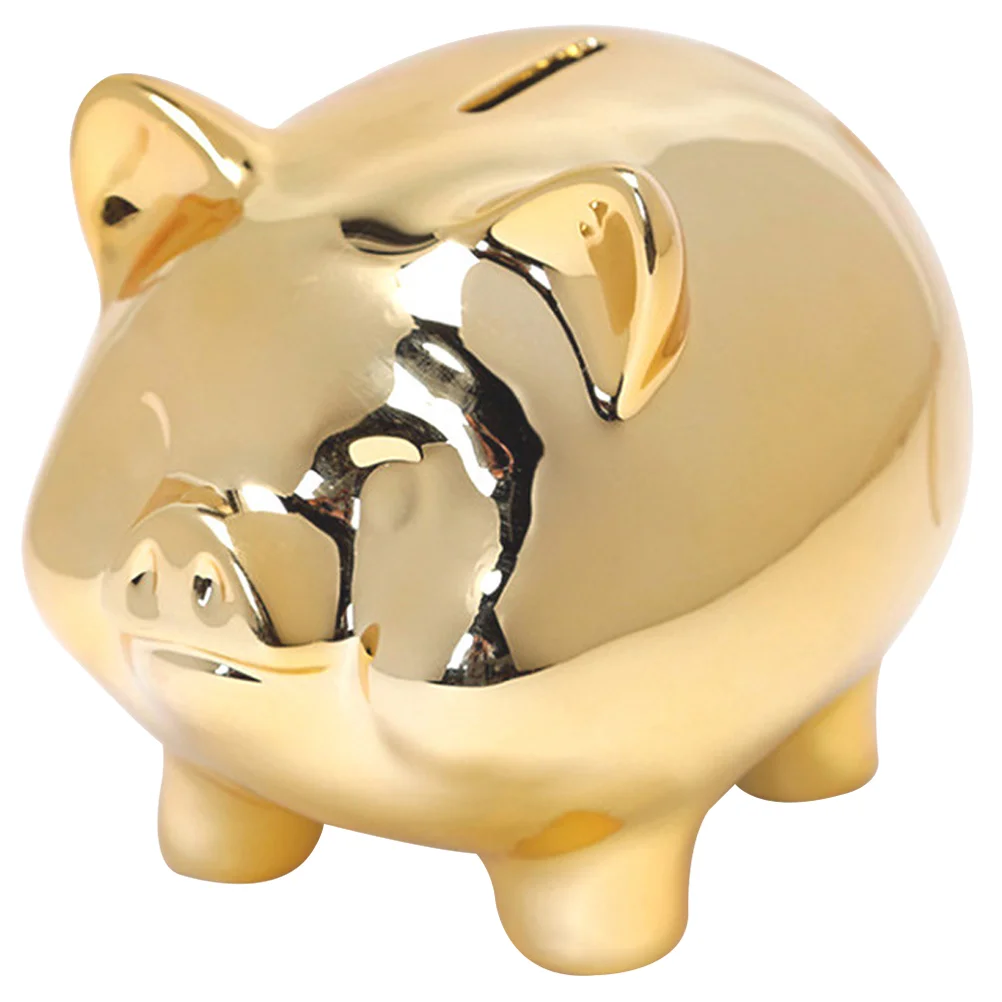

Ceramic Pig Molding Piggy Bank Cute Coin Piggy Bank Home Furnishing Saving Pot