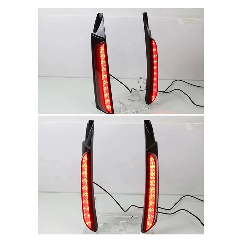 Car Flashing 1 Set LED Reflector Rear Lamp For Toyota Fortuner 2015 - 2020 Light Brake Warning