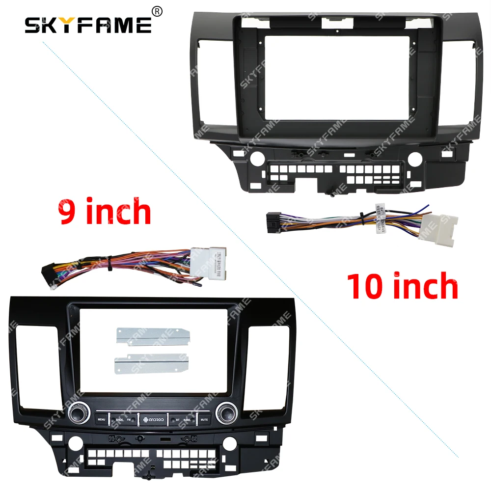 

SKYFAME Car Frame Fascia Adapter For Mitsubishi Lancer 10 Fortis Android Radio Dash Fitting Panel Kit