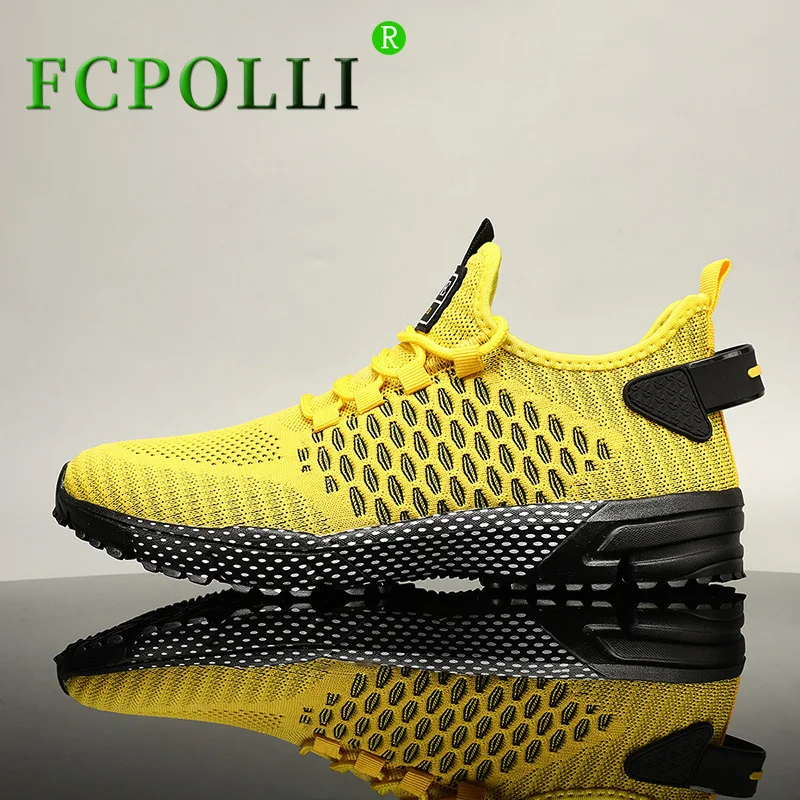 Plus Size 47 Gym Sneakers For Mens Green Yellow Golf Training Man Anti-slip Walking Shoes Men Size 40-47